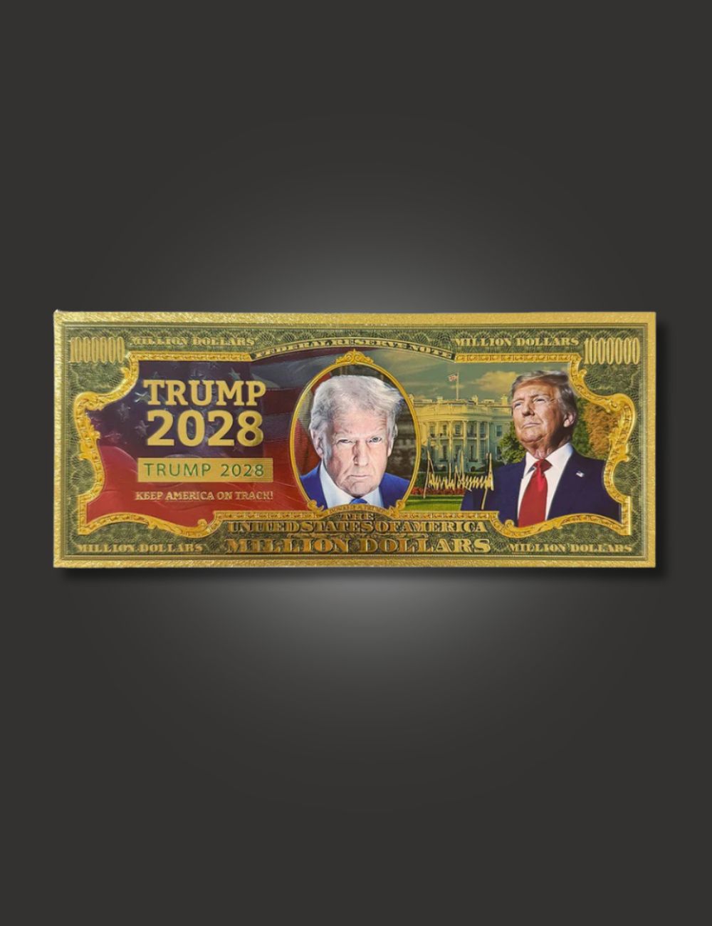 Trump 2028 Gold Buck Bill (5 Pack)