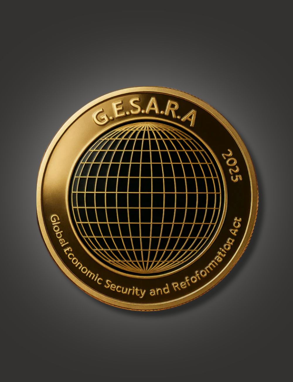 Nesara Gesara – Premium Edition Gold Coin (Limited Edition Memorabilia)