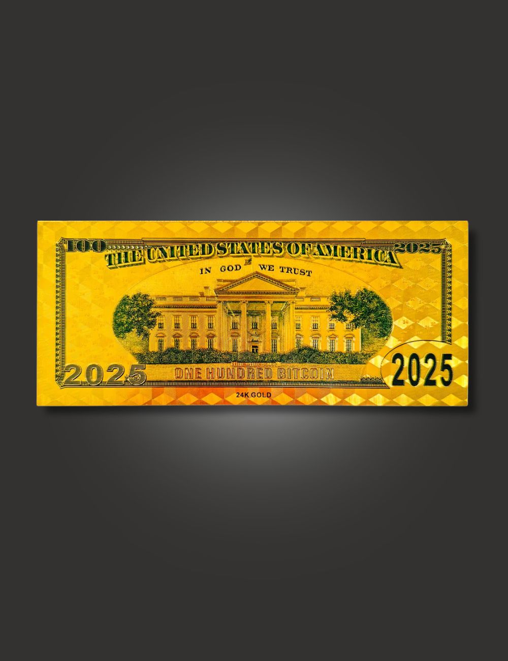 Trump Gold Bitcoin Bucks Bills