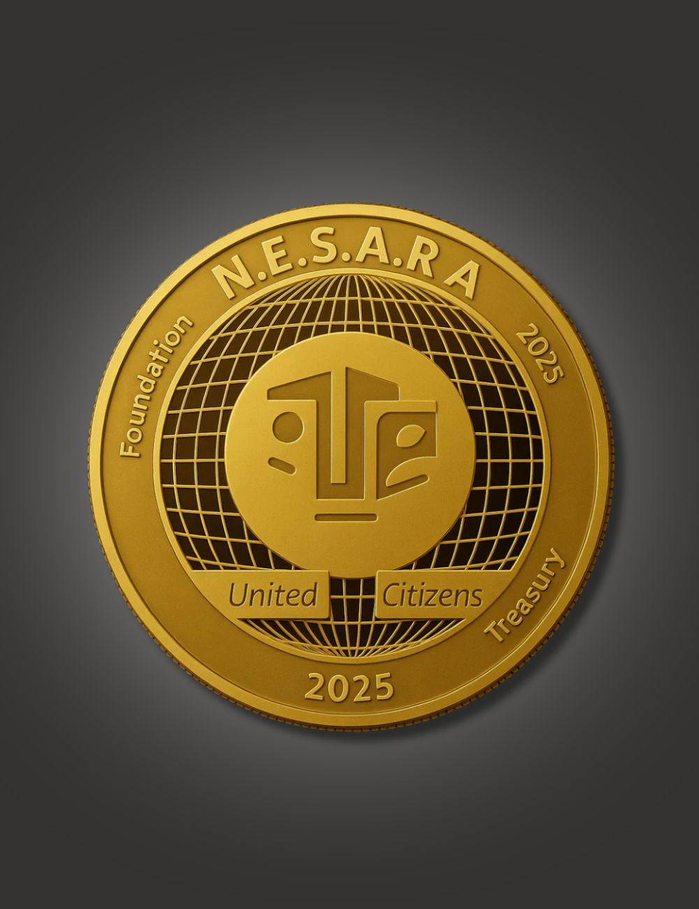 Nesara Gesara – Premium Edition Gold Coin
