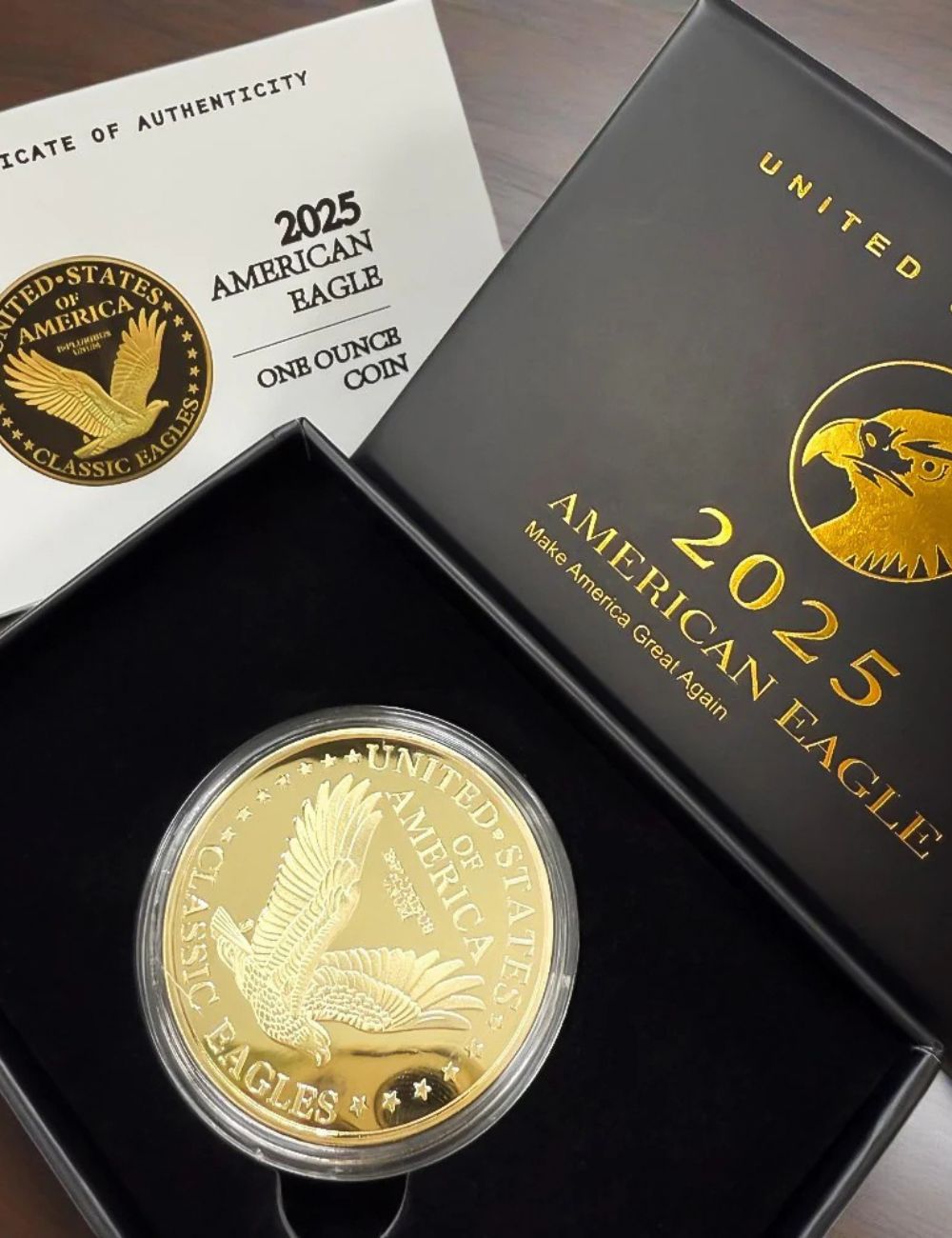 Limited Certified Gold Eagle