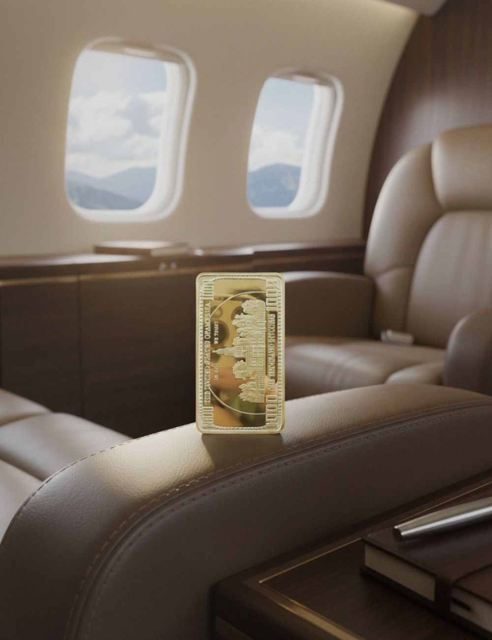 Trump 1000 Bitcoins Gold Bar