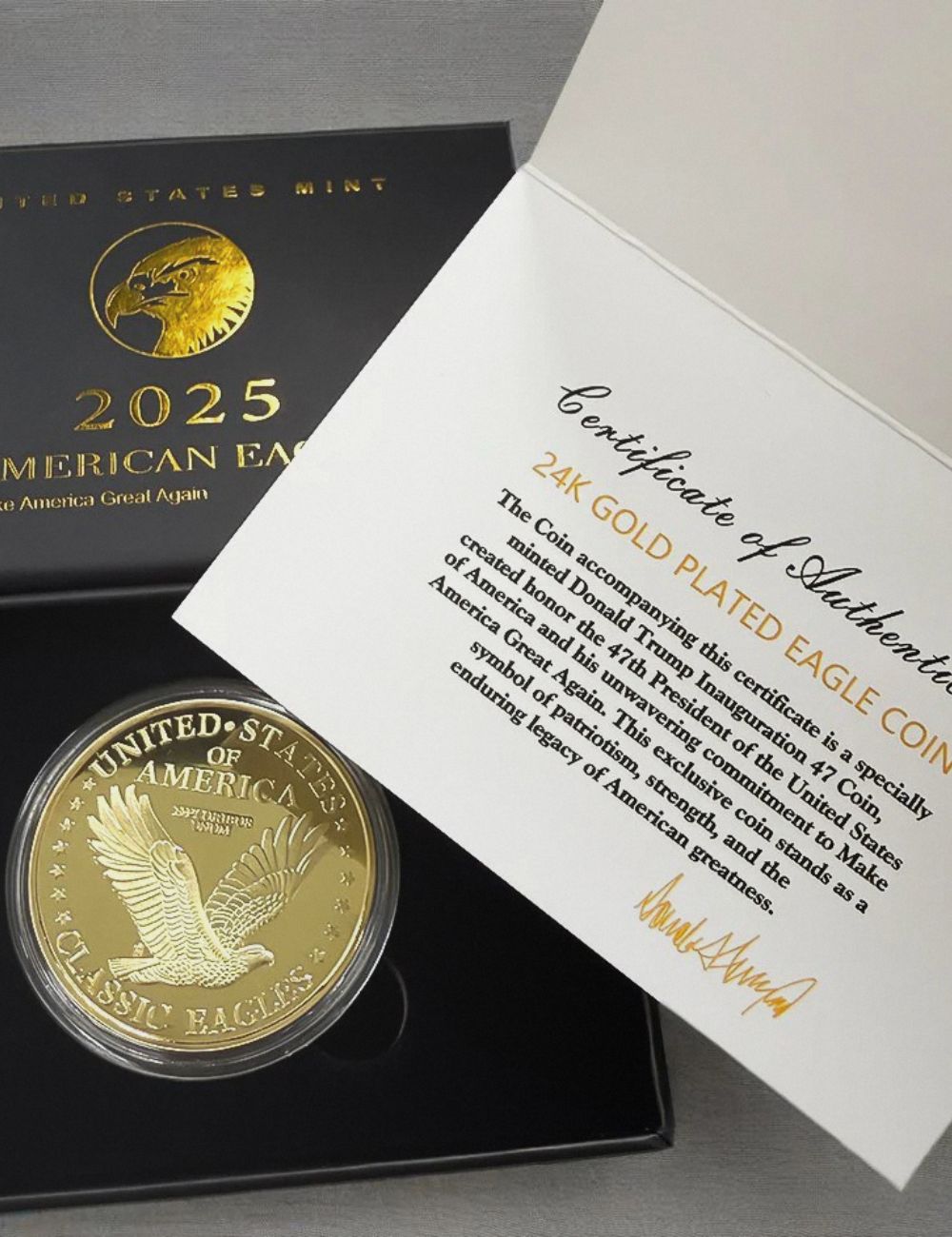 Limited Certified Gold Eagle
