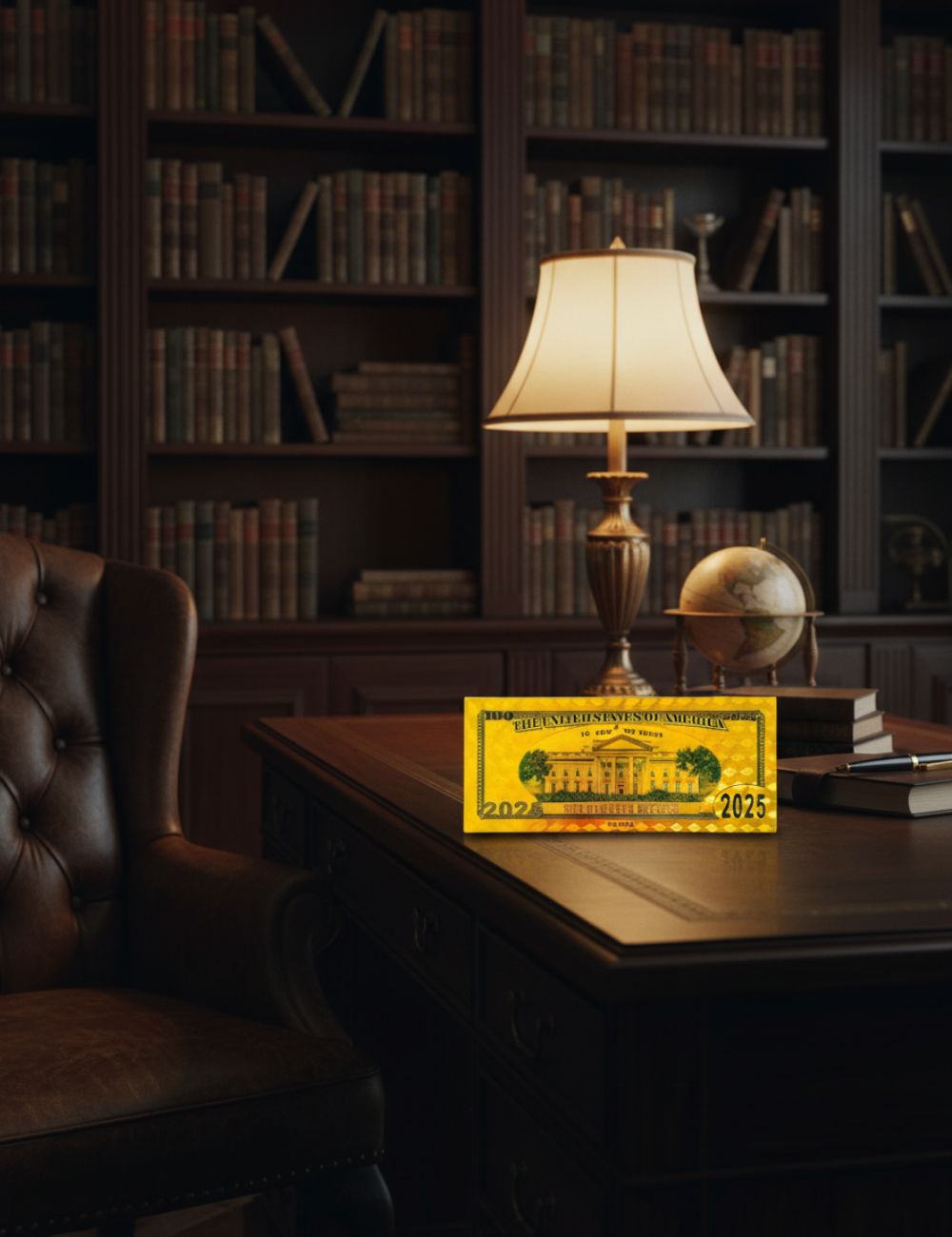 Trump Gold Bitcoin Bucks Bills