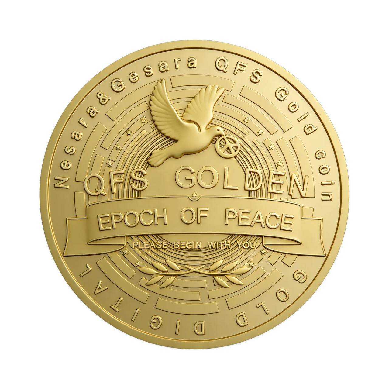 NESARA & GESARA QFS Gold Coin (2026 Edition)